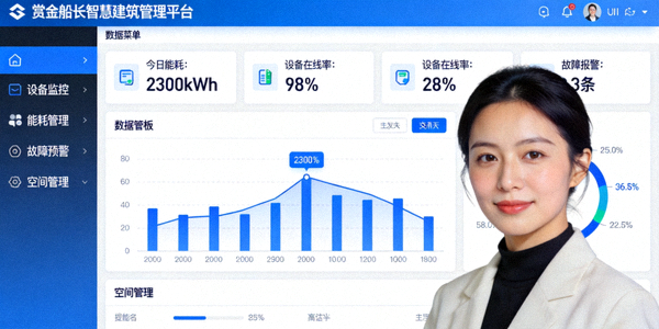 赏金船长智慧建筑管理平台界面展示